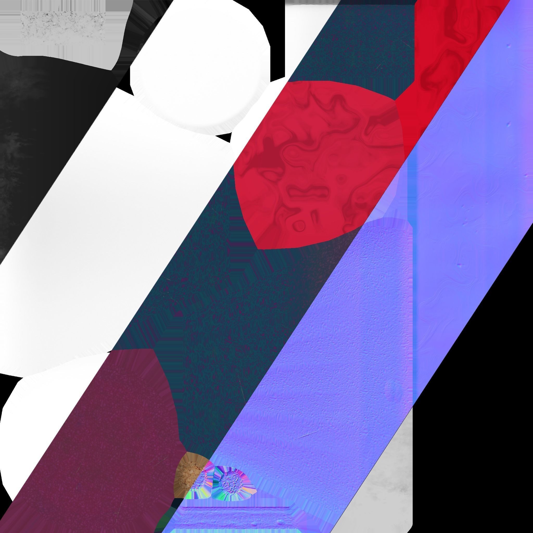 Potion Test Tube Low-poly 3D model_4