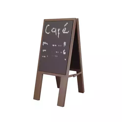 STAND BOARD Low-poly 3D model