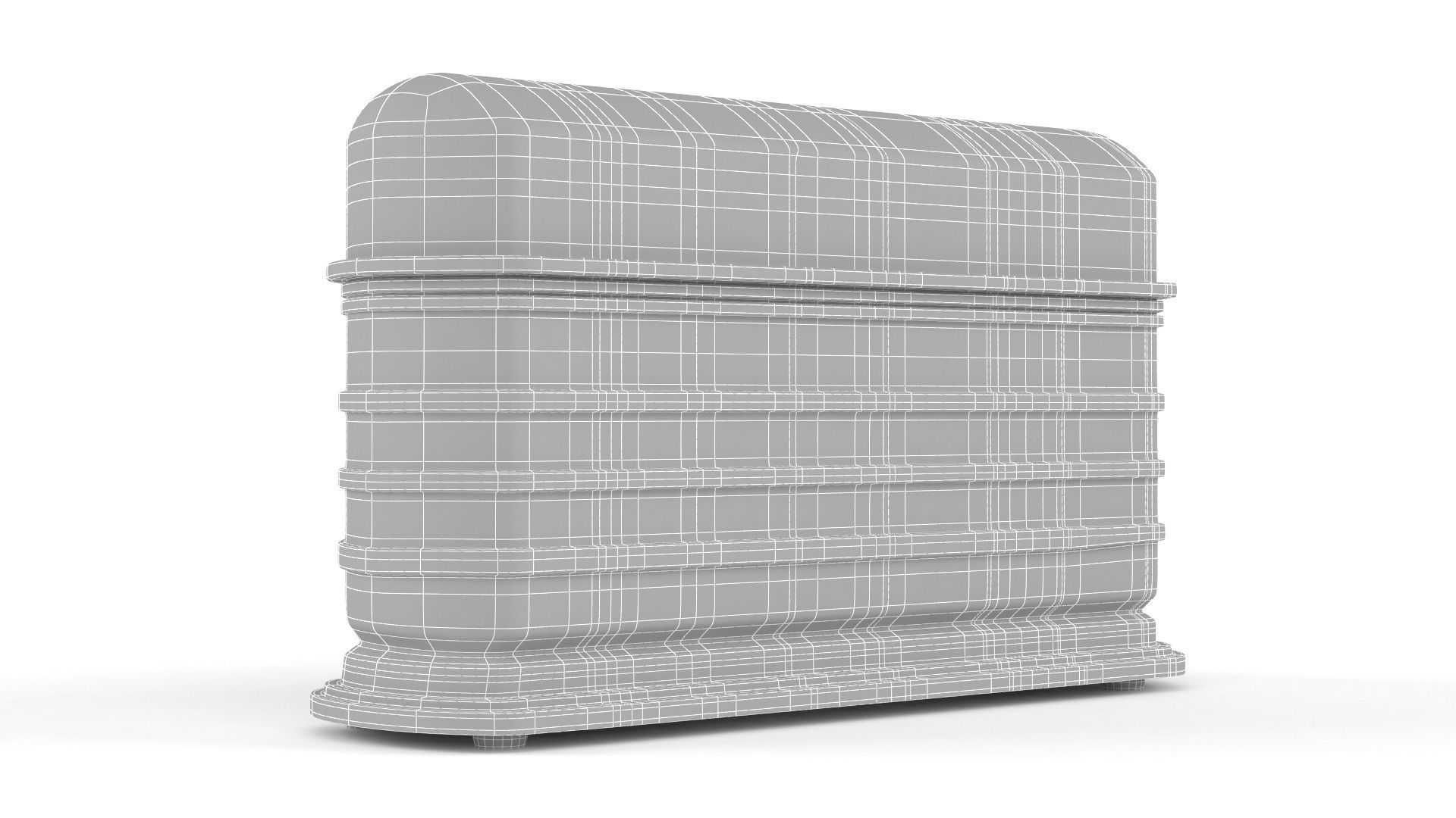 Old Radio 3D model_10