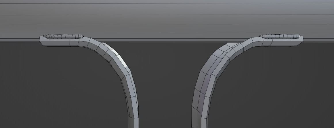 Richardson Model R-5 Slam Fire Shotgun Low Poly Free low-poly 3D model_10