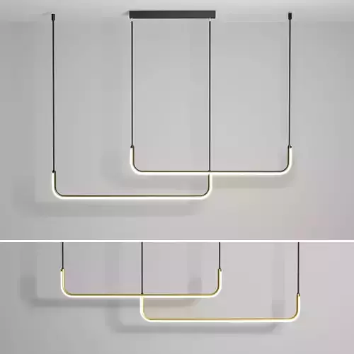 LED Pendant Light Modern Nordic Black Gold