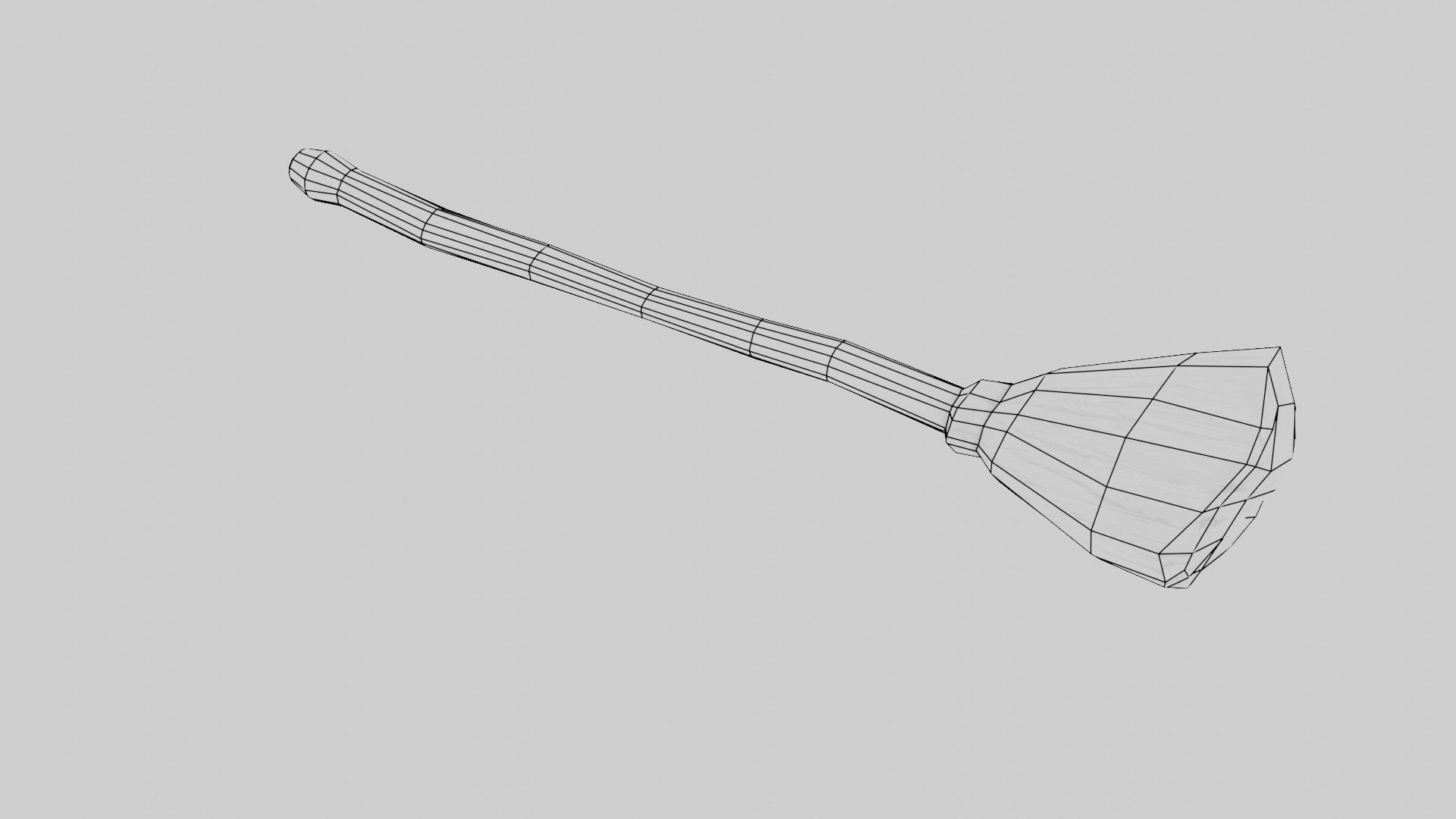 Witches broom Low-poly 3D model_13