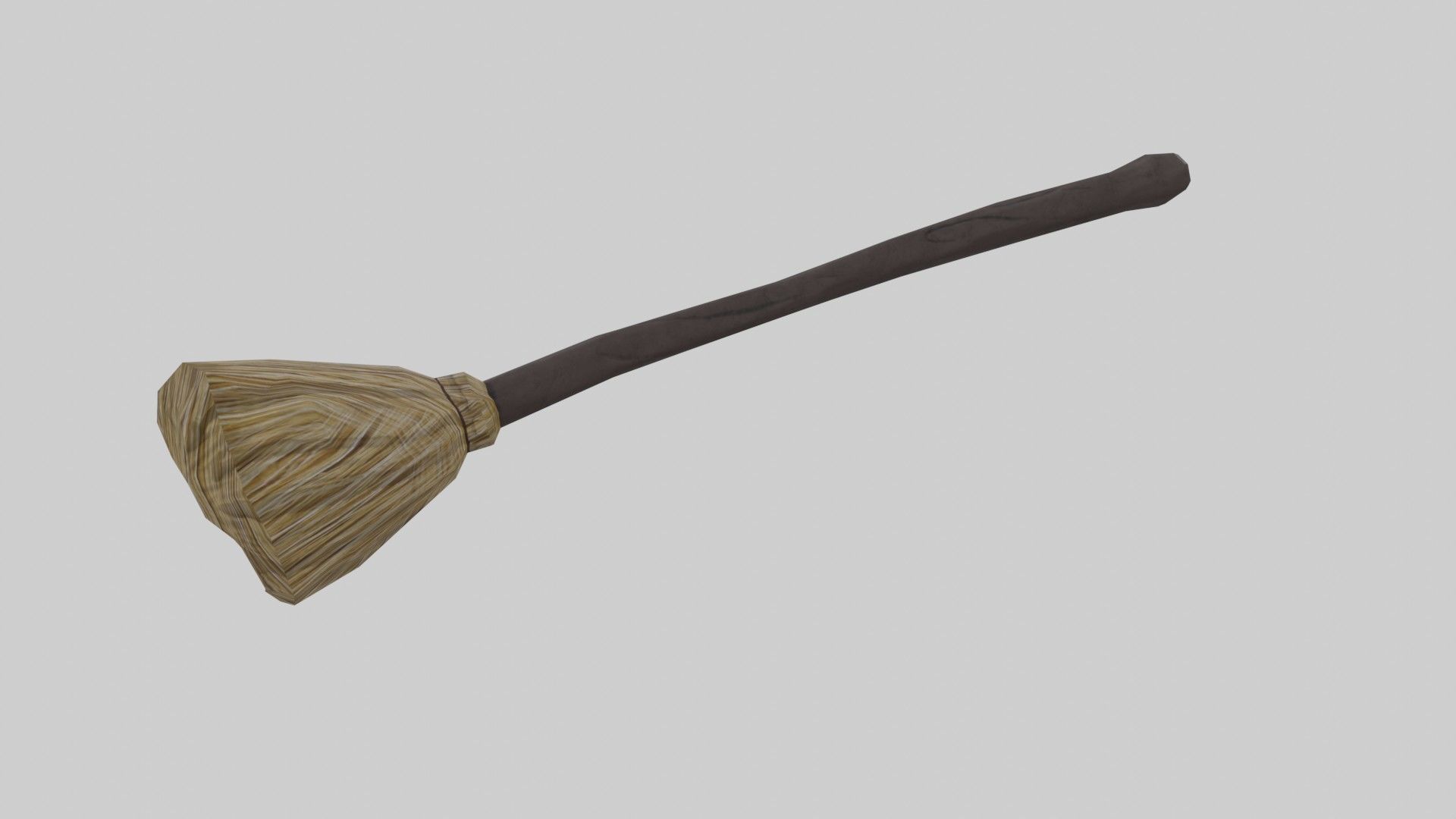 Witches broom Low-poly 3D model_4