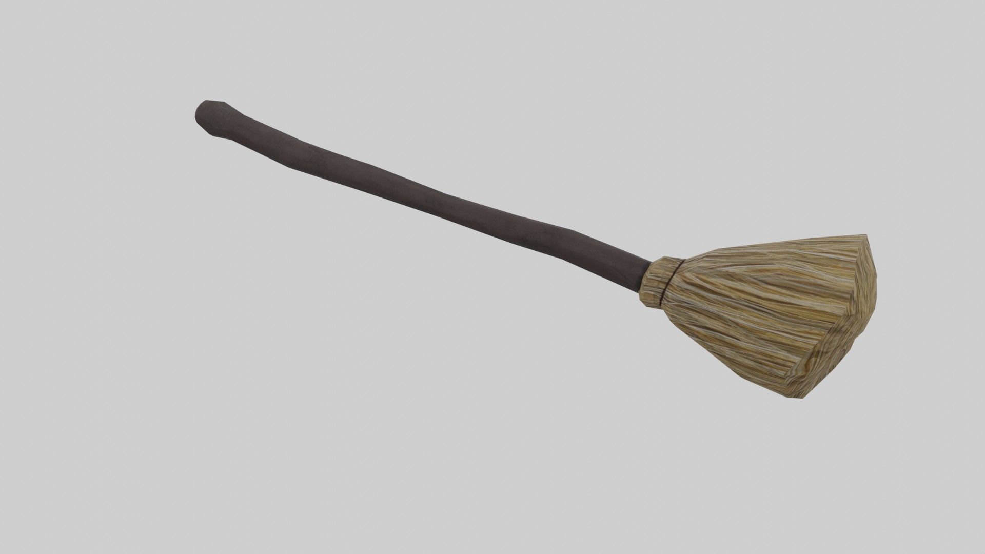 Witches broom Low-poly 3D model_12