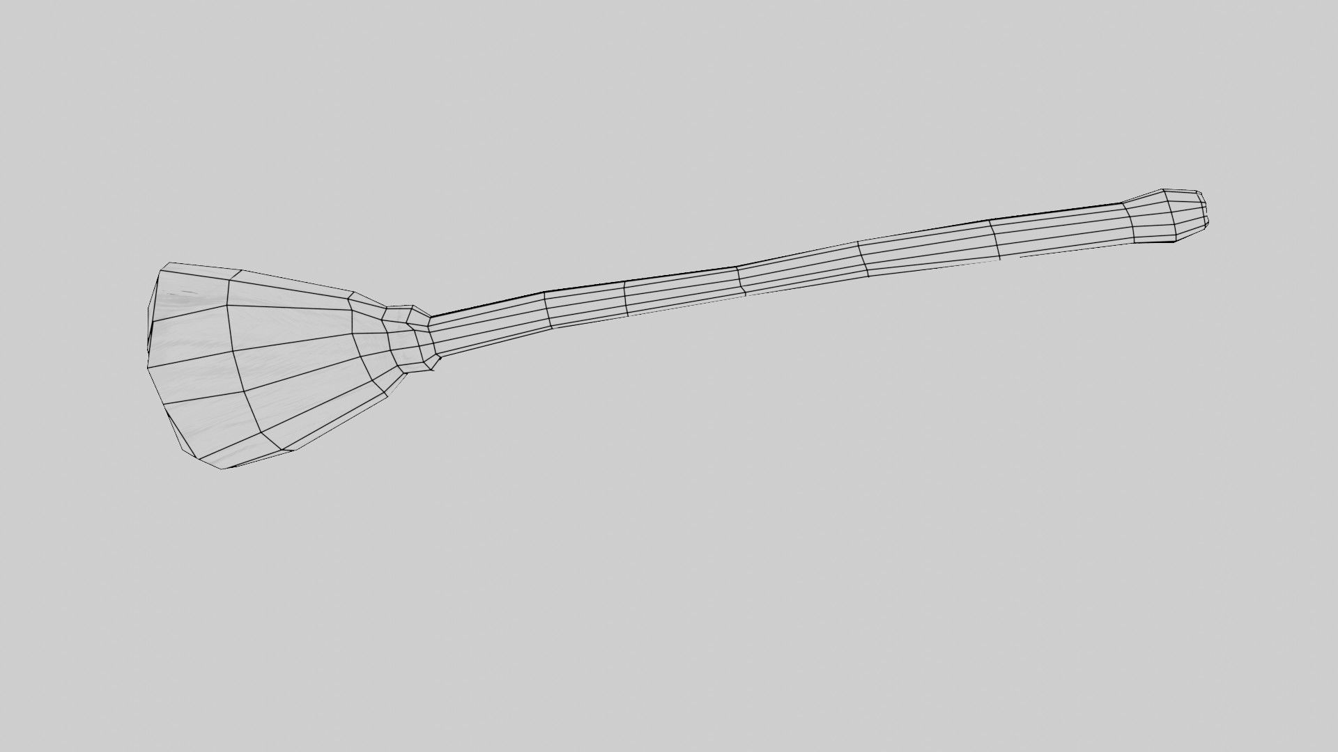 Witches broom Low-poly 3D model_1