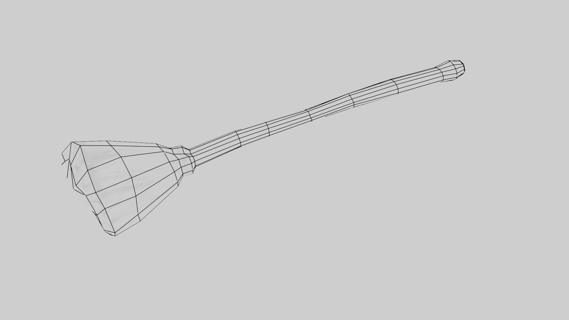 Witches broom Low-poly 3D model_5