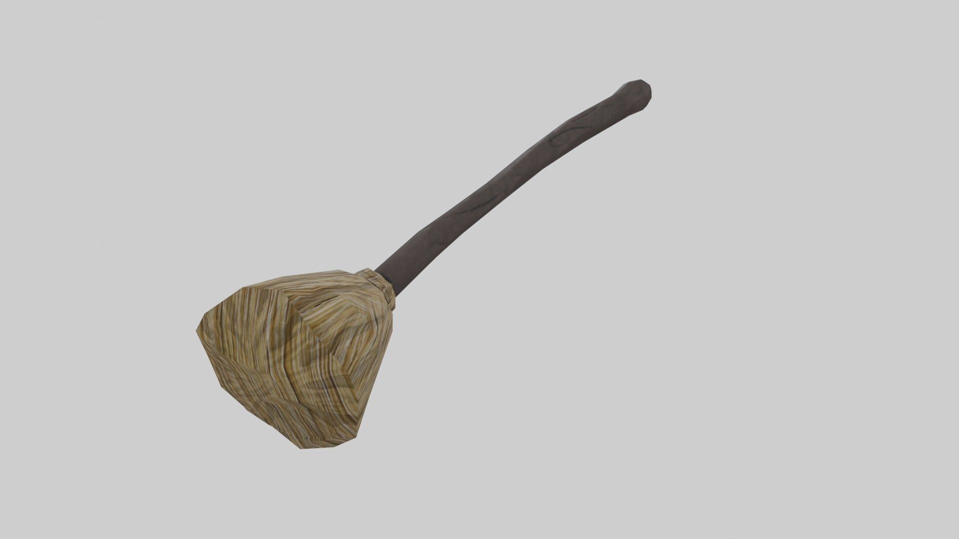 Witches broom Low-poly 3D model_6