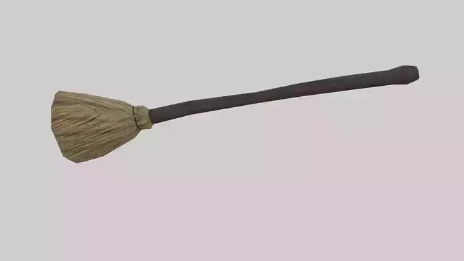 Witches broom Low-poly 3D model Witches broom Low-poly 3D model