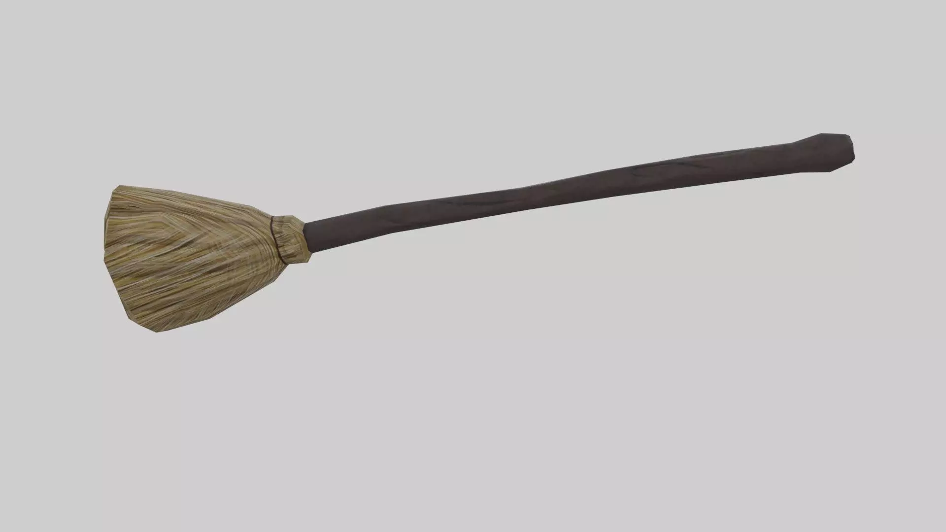 Witches broom Low-poly 3D model_0