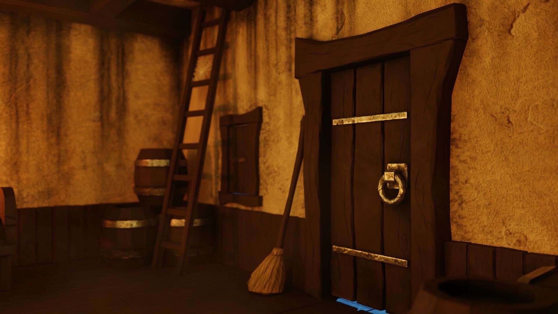 Witches broom Low-poly 3D model_3