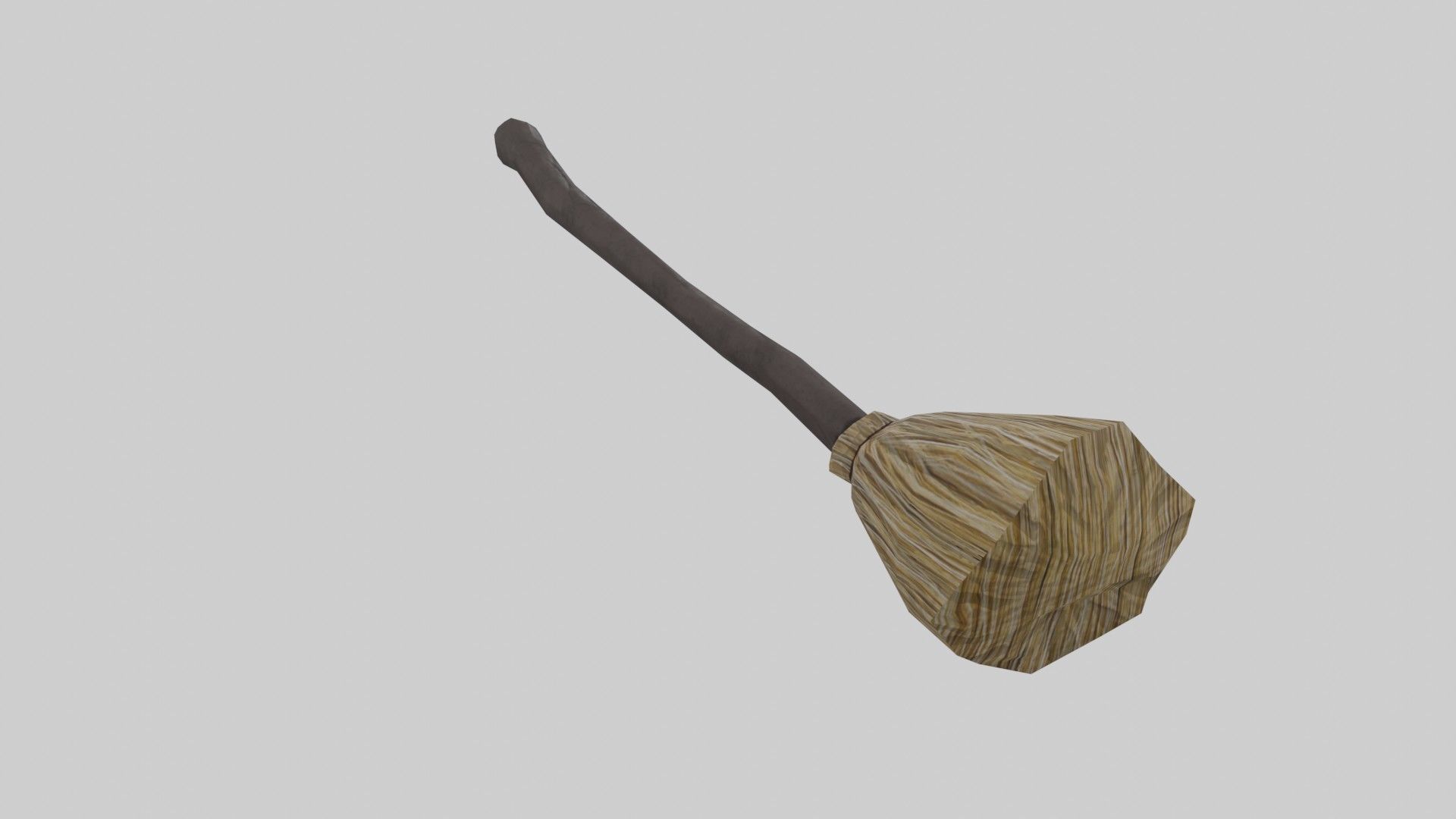 Witches broom Low-poly 3D model_10