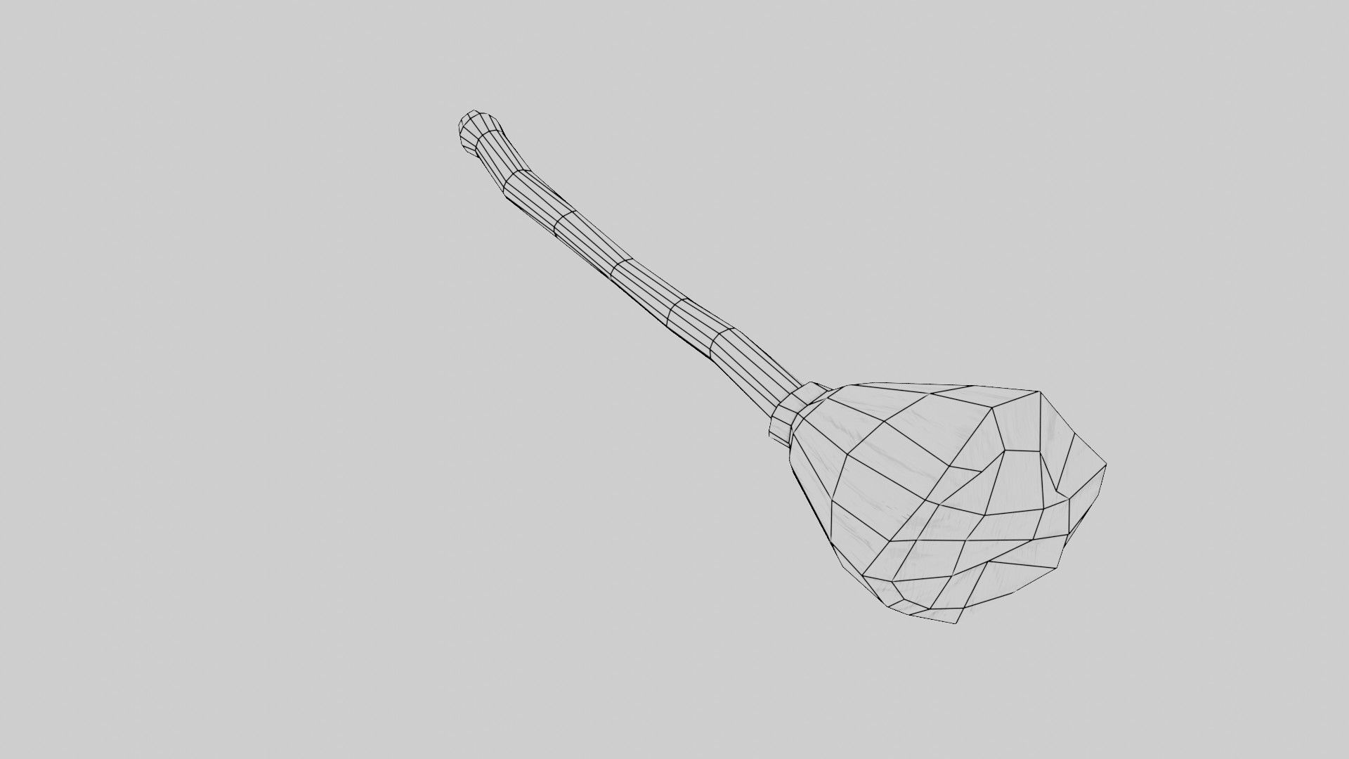 Witches broom Low-poly 3D model_11