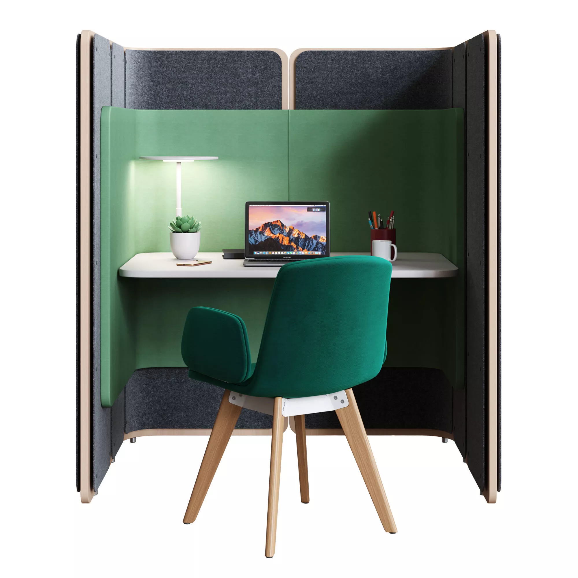OrangeBox - Coppice WorkStation 02 3D model