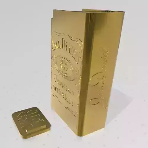Jack Daniel Cigarette Box 3D print model