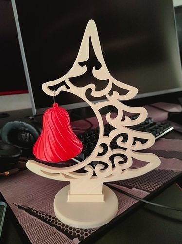 Christmas tree for printing on a printer 3D print model