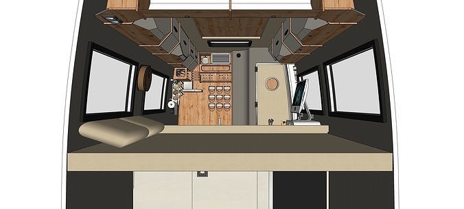 camper caravan ducato 3D model