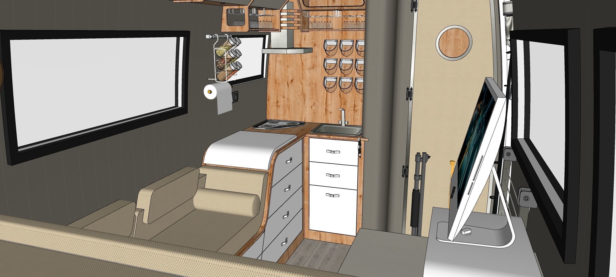 camper caravan ducato 3D model_7