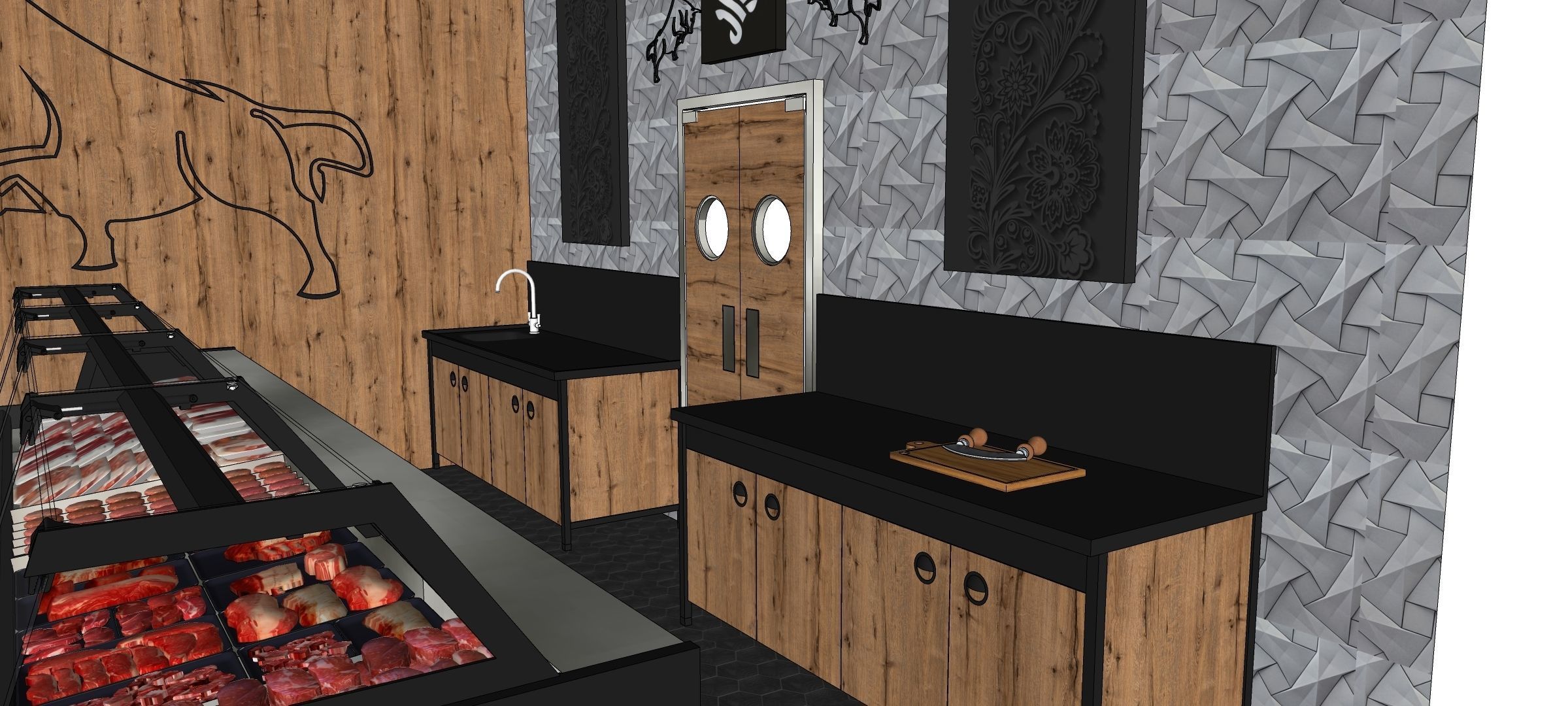 butcher shop 3D model_6
