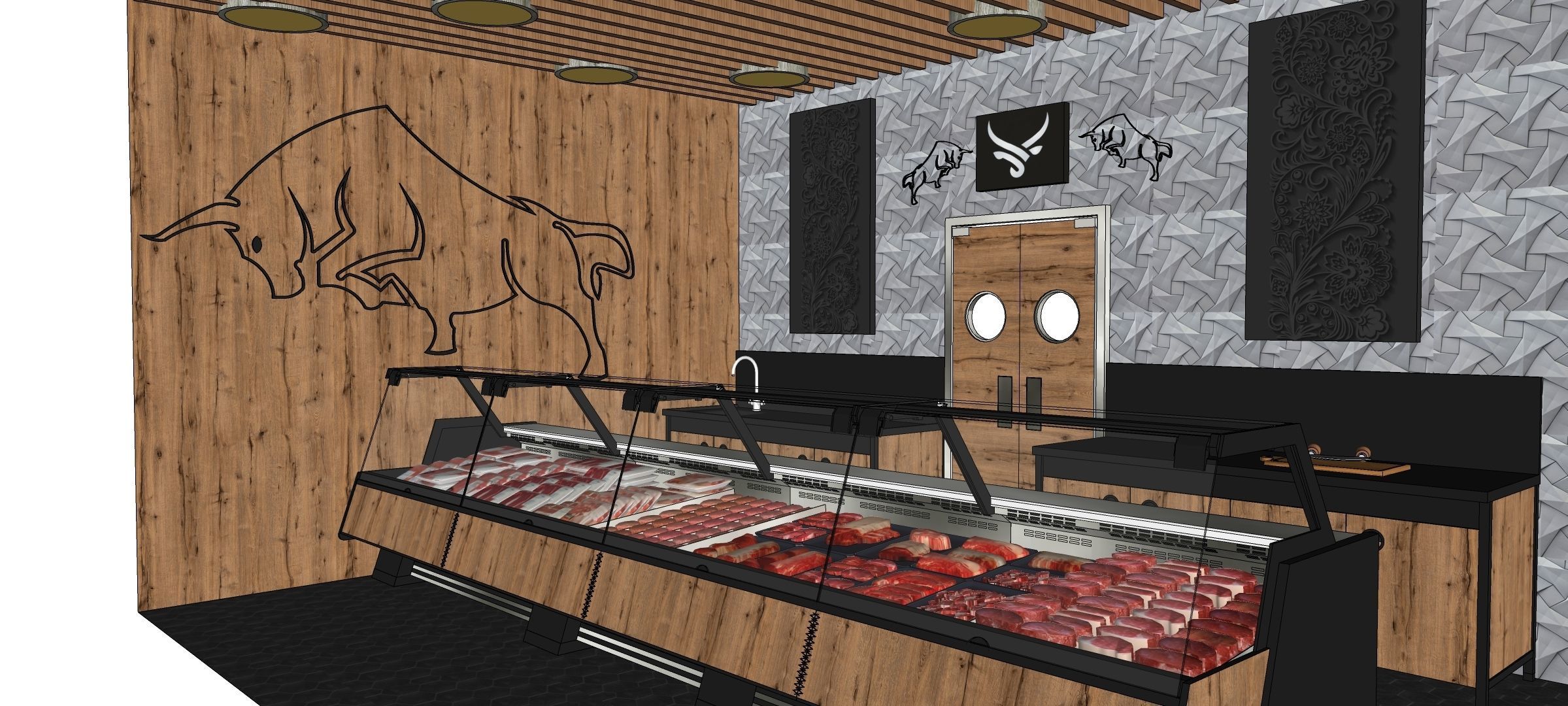 butcher shop 3D model_5