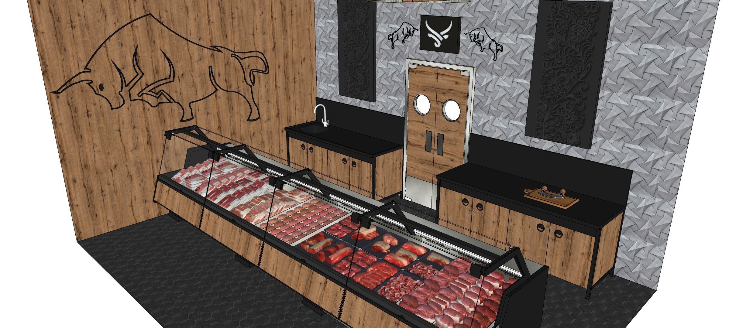 butcher shop 3D model_9