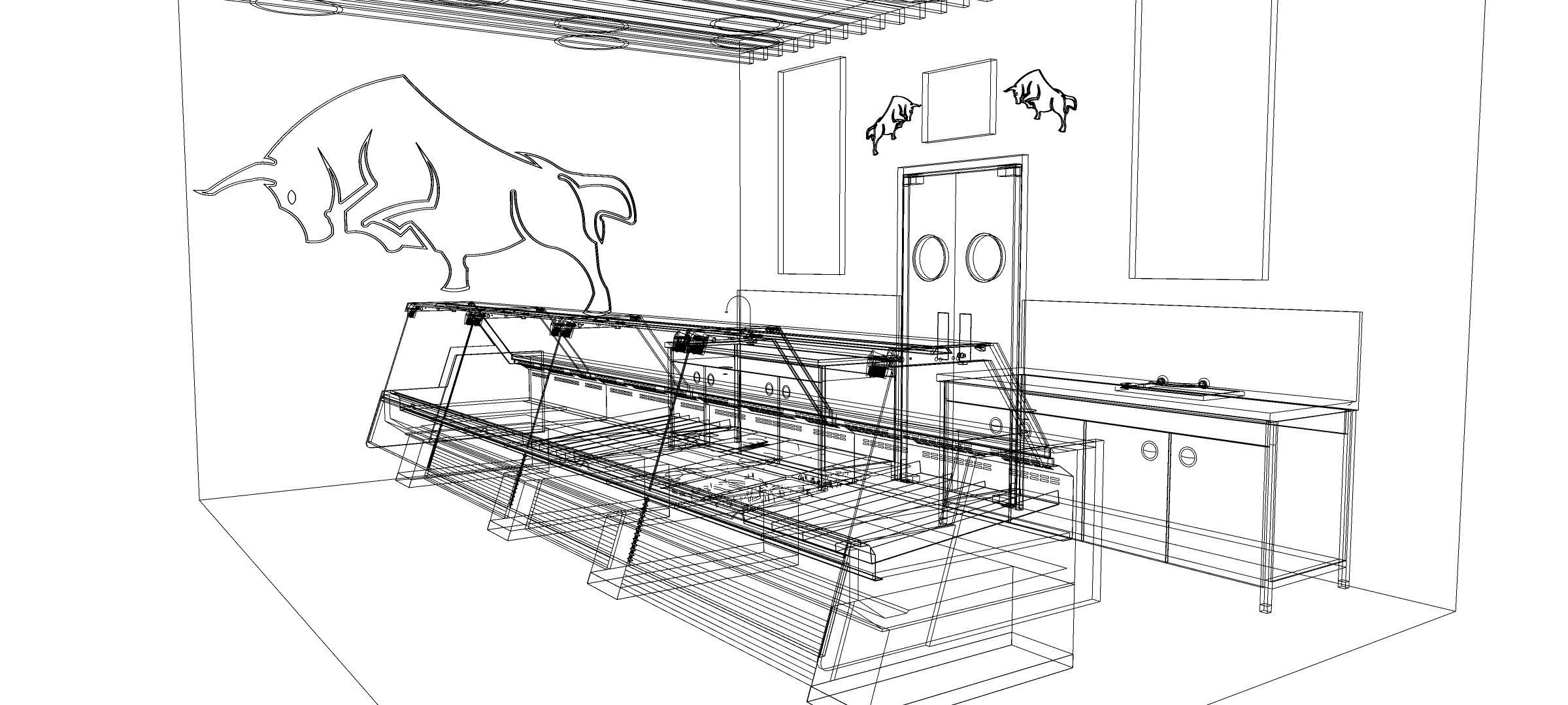 butcher shop 3D model_1