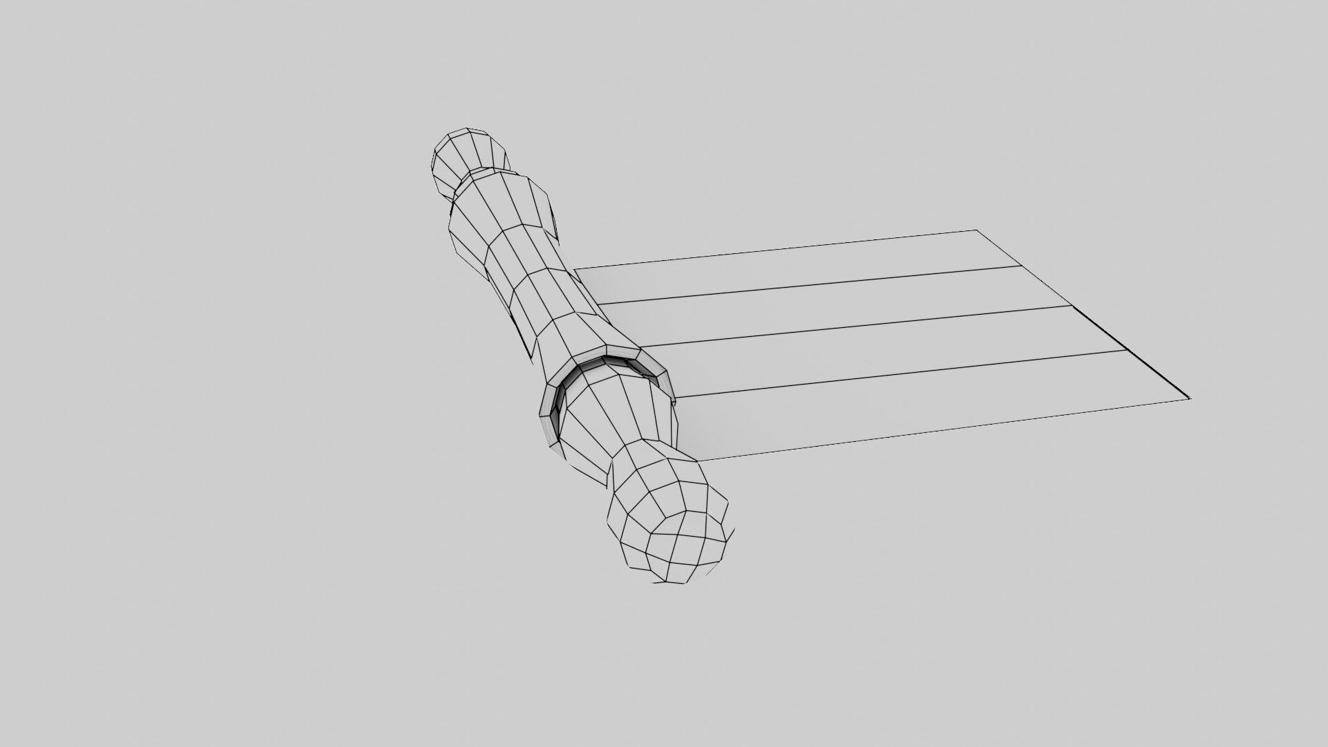 Antient Scroll Low-poly 3D model_13