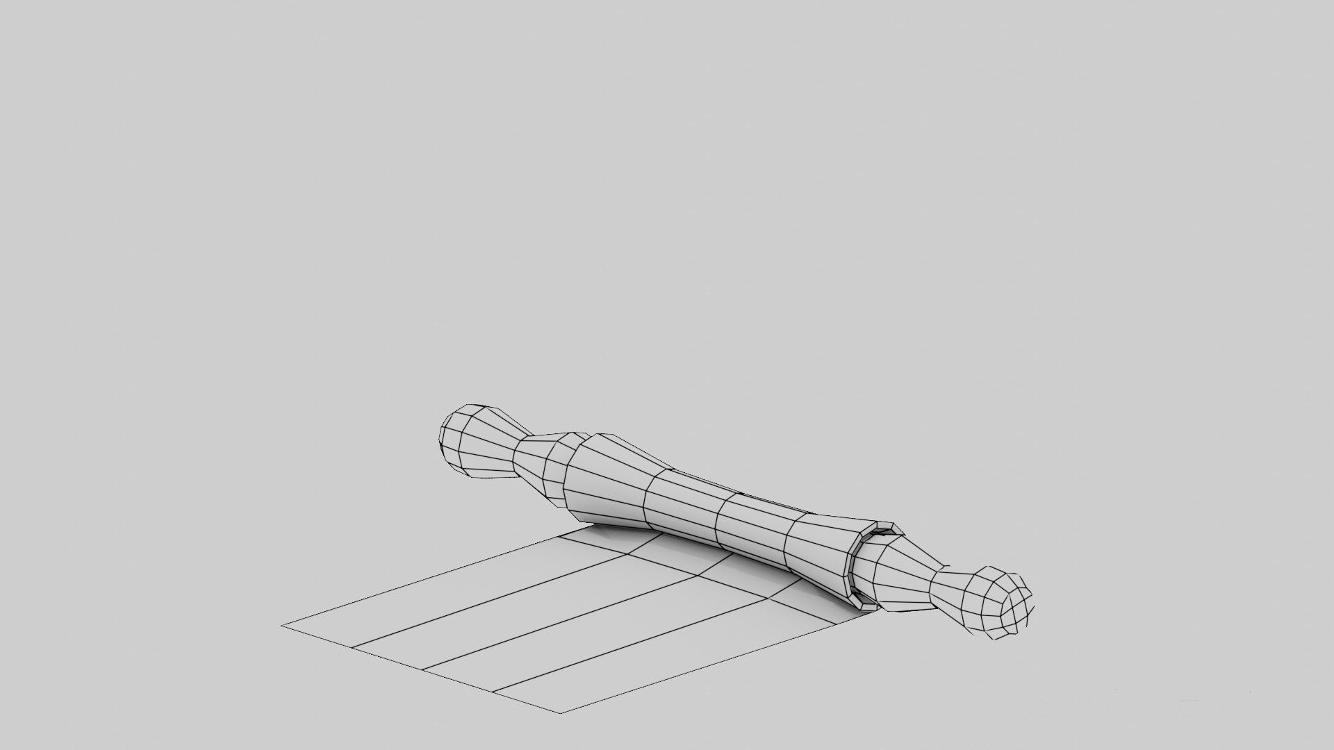 Antient Scroll Low-poly 3D model_27