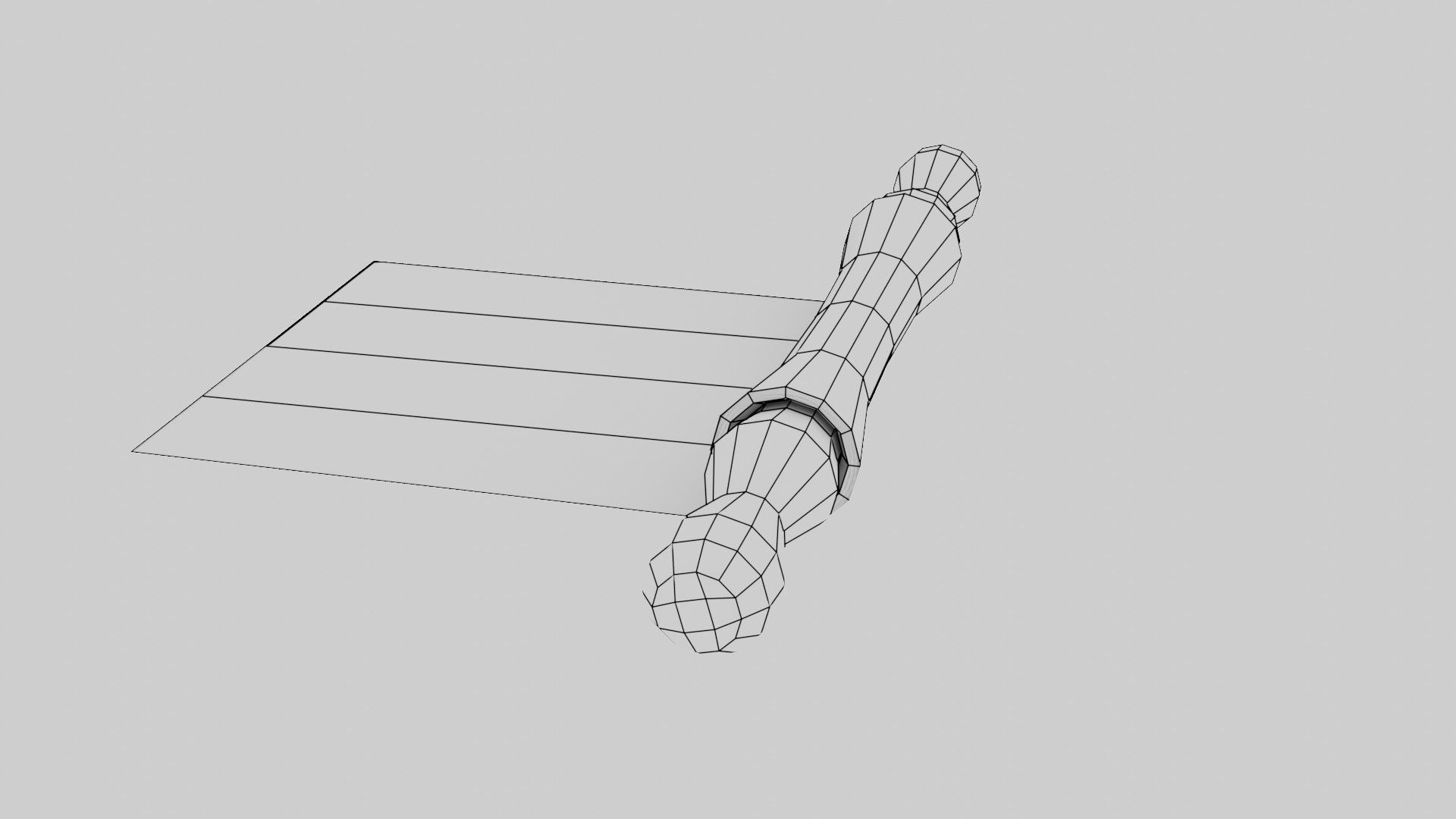 Antient Scroll Low-poly 3D model_23