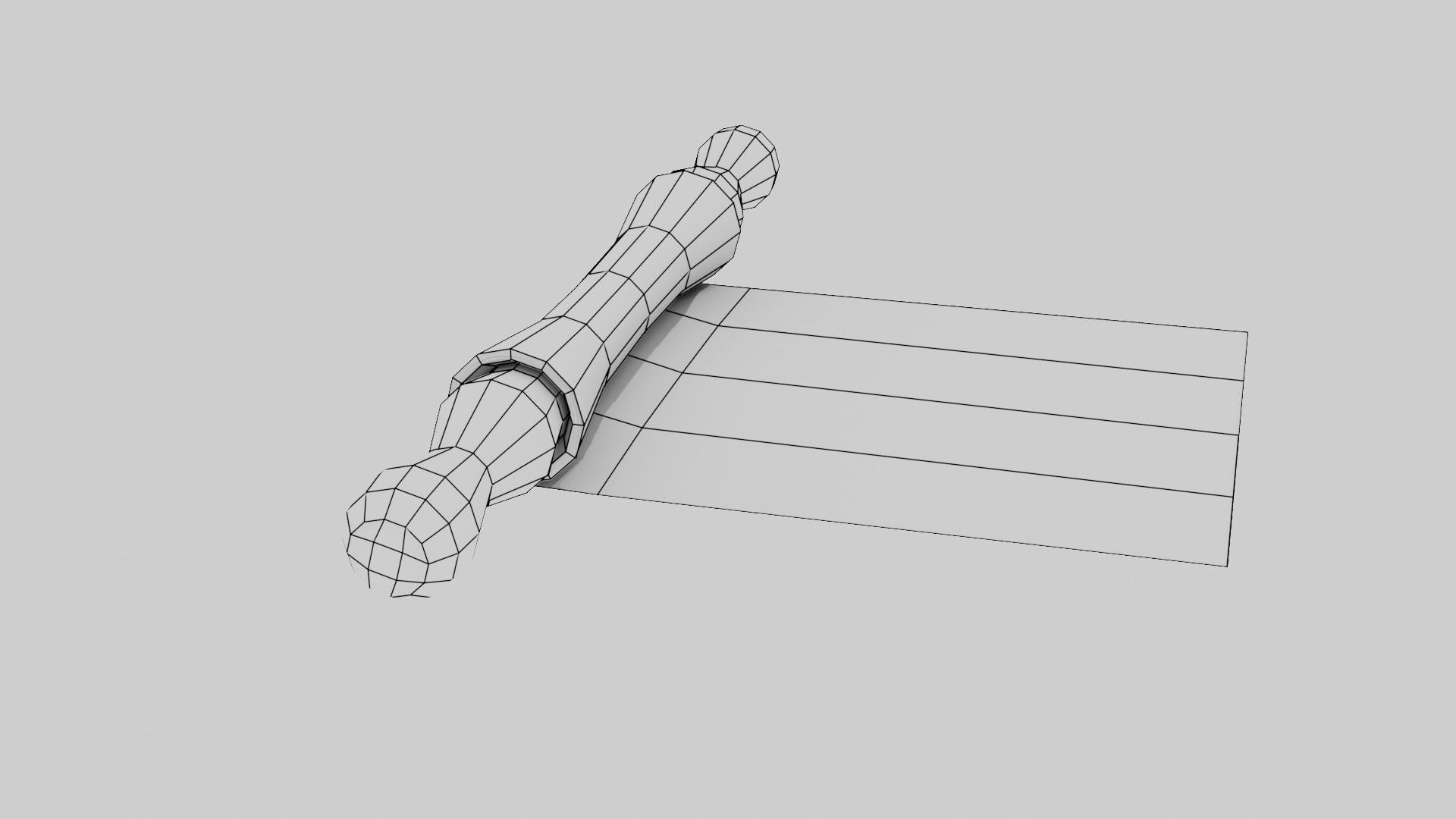 Antient Scroll Low-poly 3D model_11