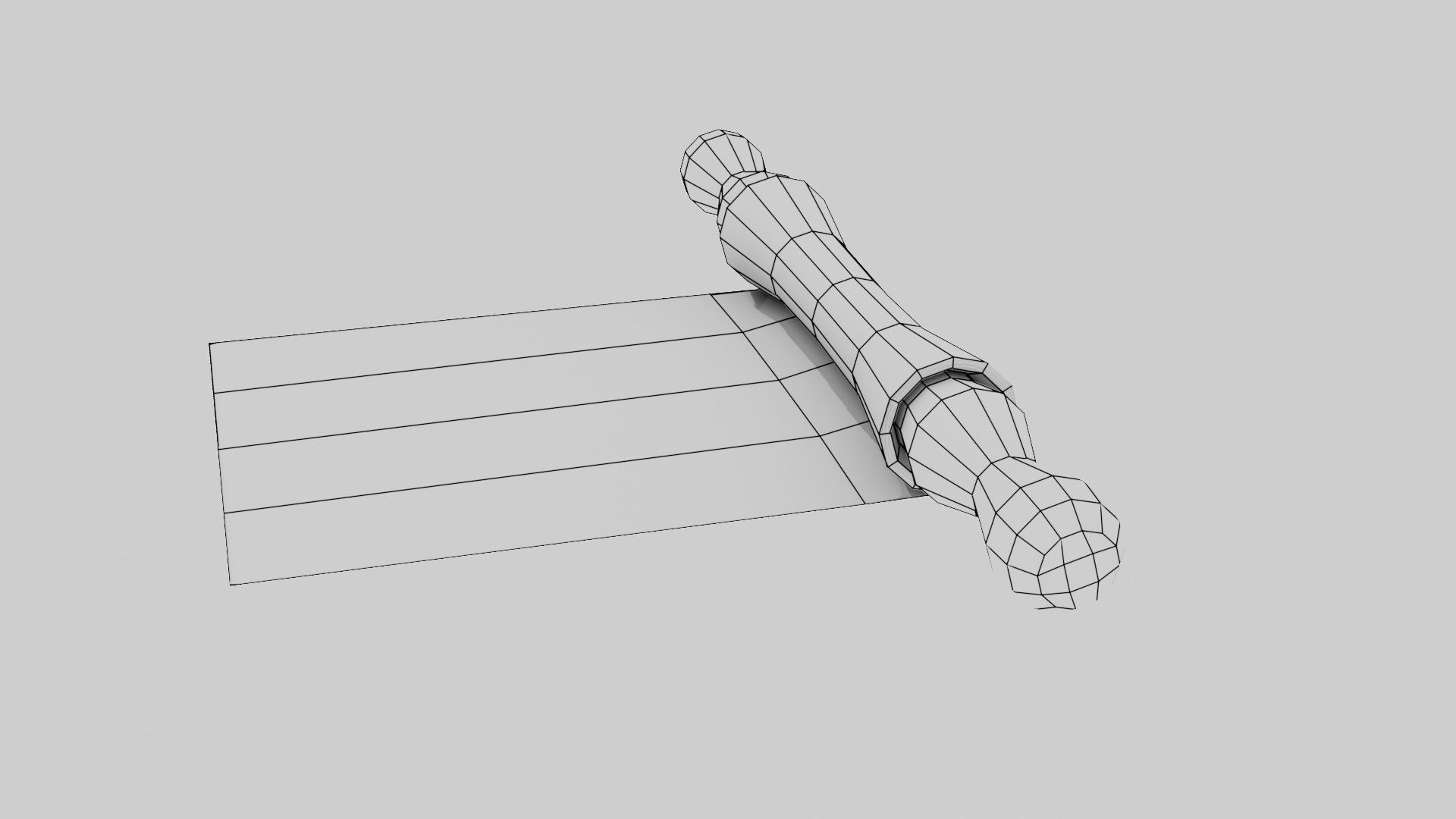 Antient Scroll Low-poly 3D model_25