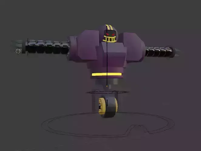 Cartoon robot - Battle bot