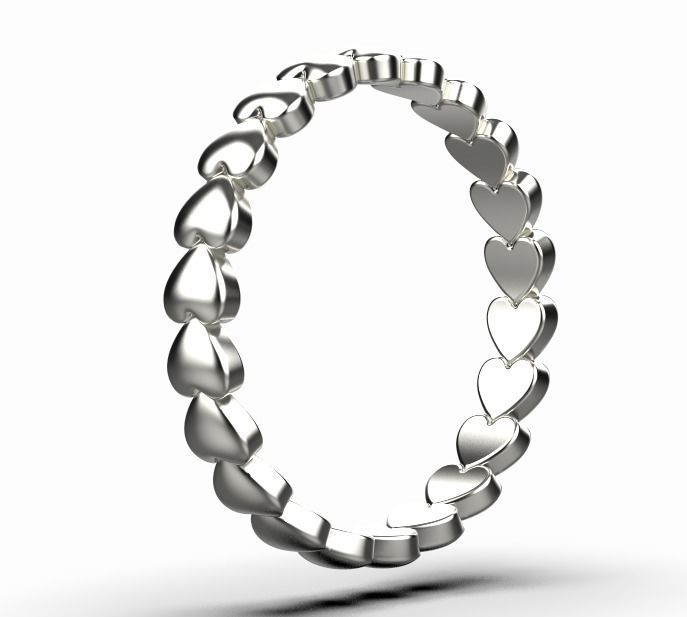 Ring SOKOLOV Heart 3D print model_9