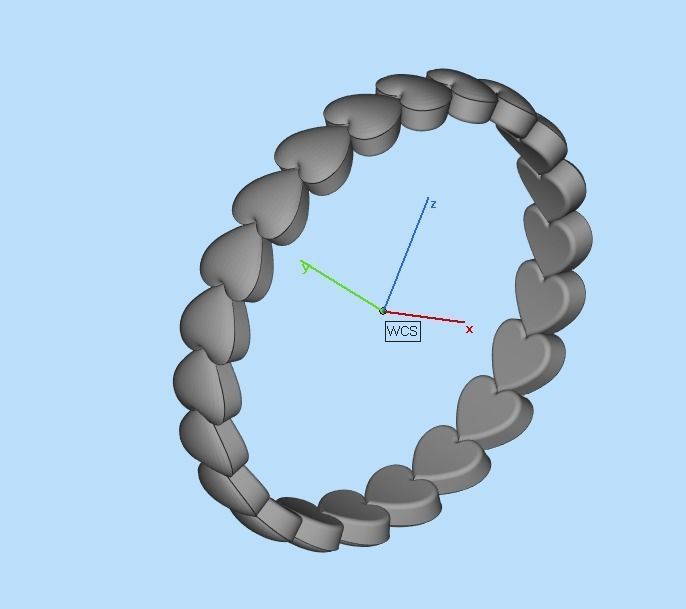 Ring SOKOLOV Heart 3D print model_22