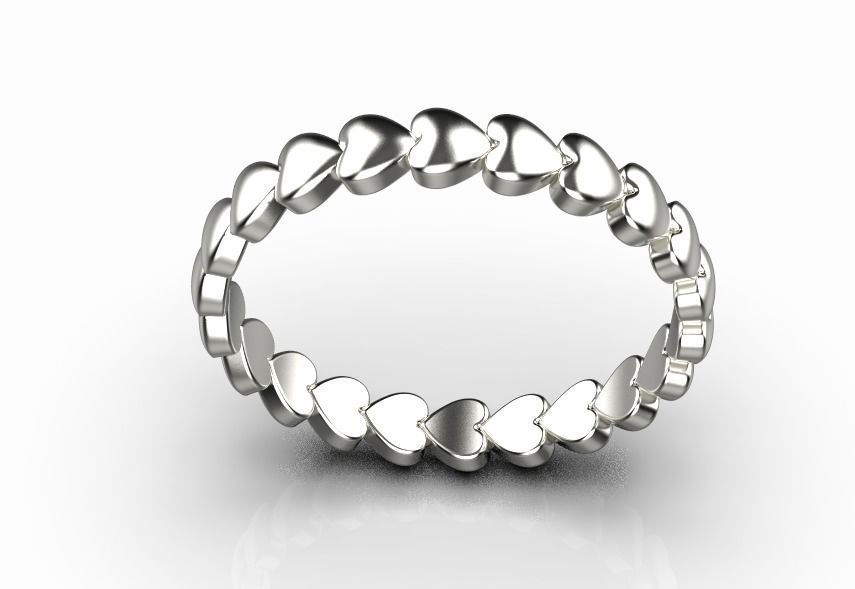 Ring SOKOLOV Heart 3D print model_10