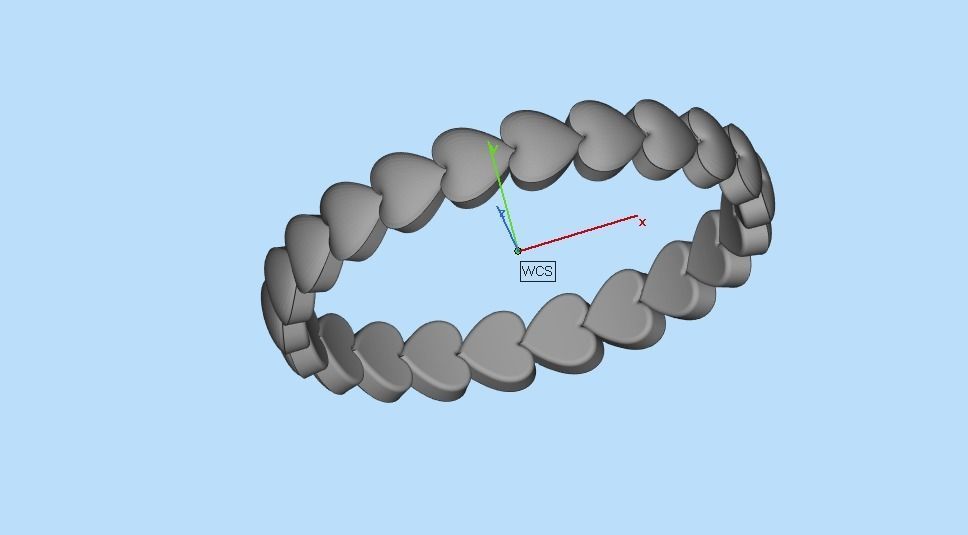 Ring SOKOLOV Heart 3D print model_21