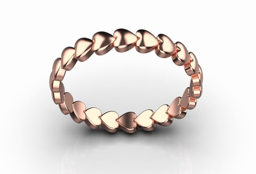 Ring SOKOLOV Heart 3D print model_13