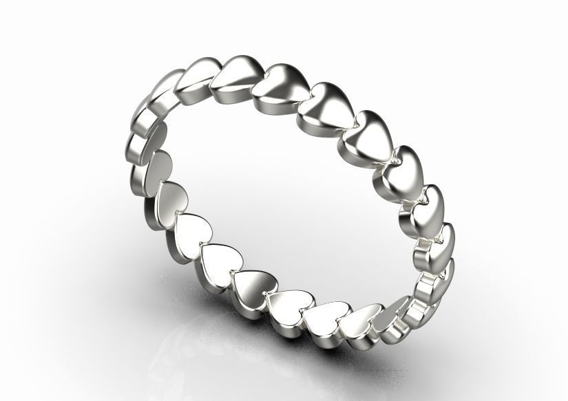 Ring SOKOLOV Heart 3D print model_8