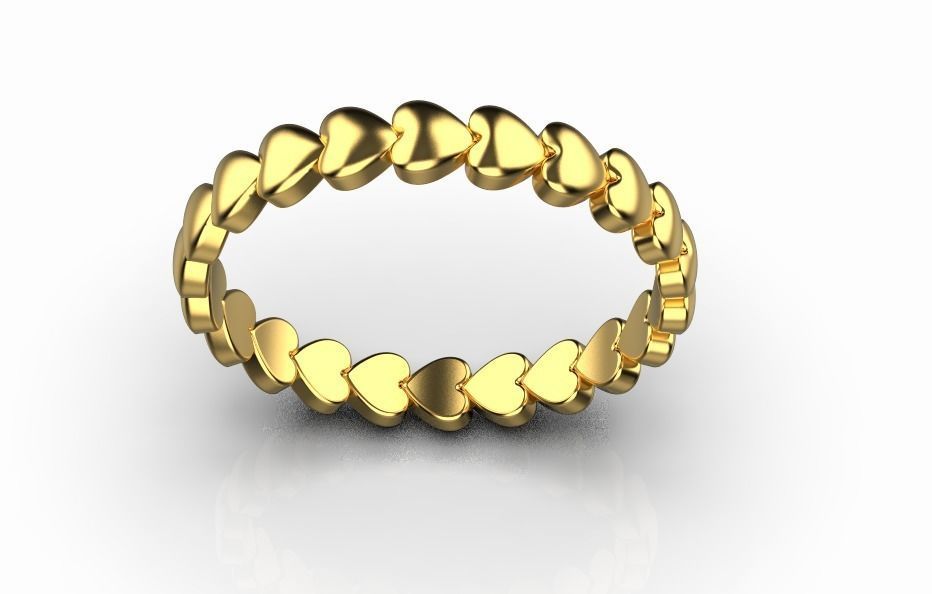 Ring SOKOLOV Heart 3D print model_5