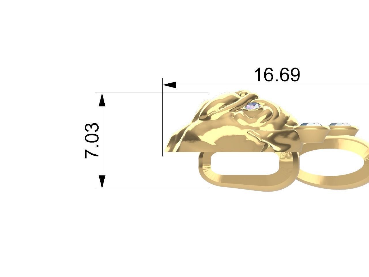 a cute dog pendant stl files verified chain stl freeee  3D print model_6