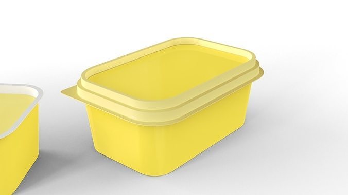 Butter Tub 3D model 3