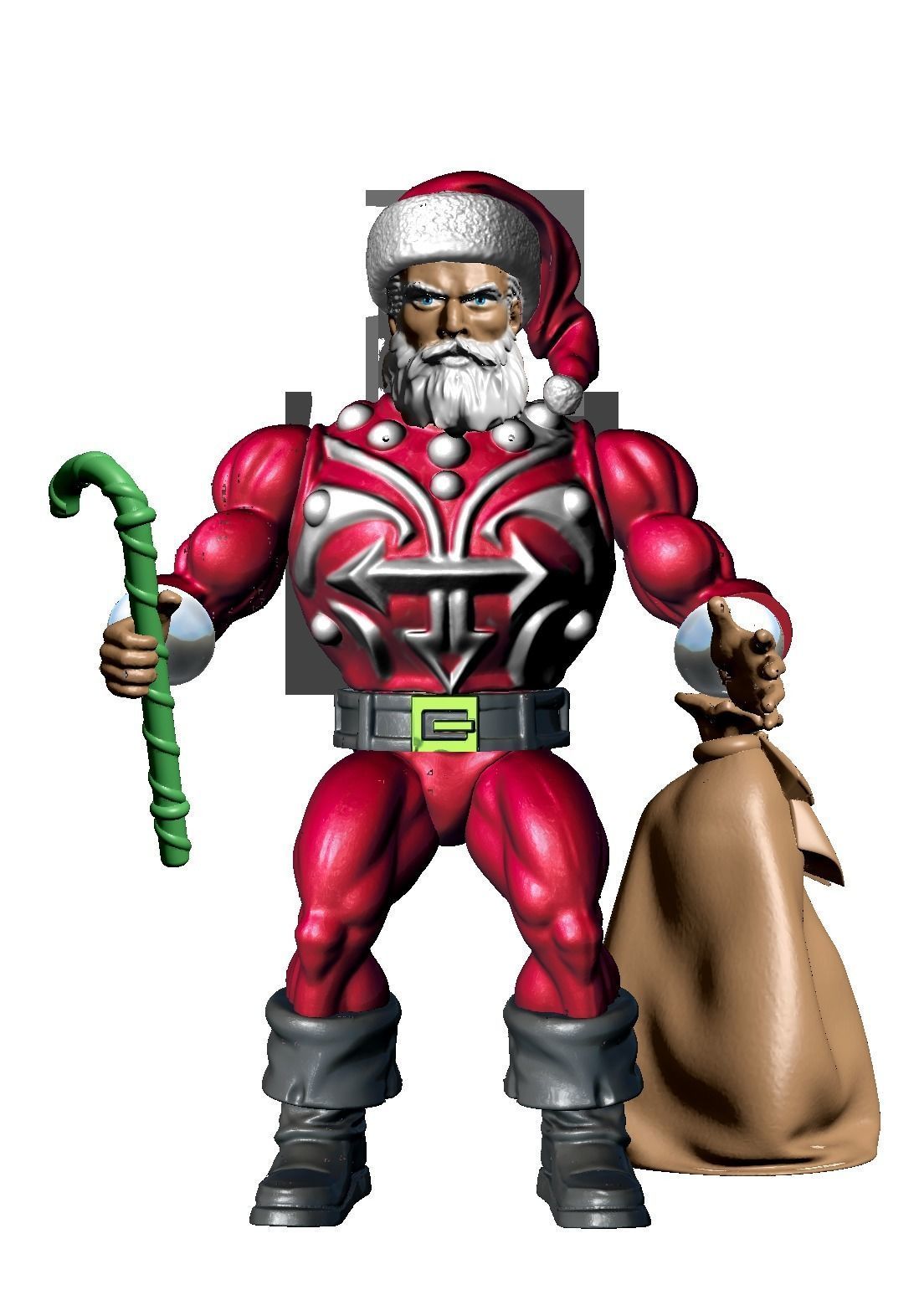 Santa claus motu  3D print model_1