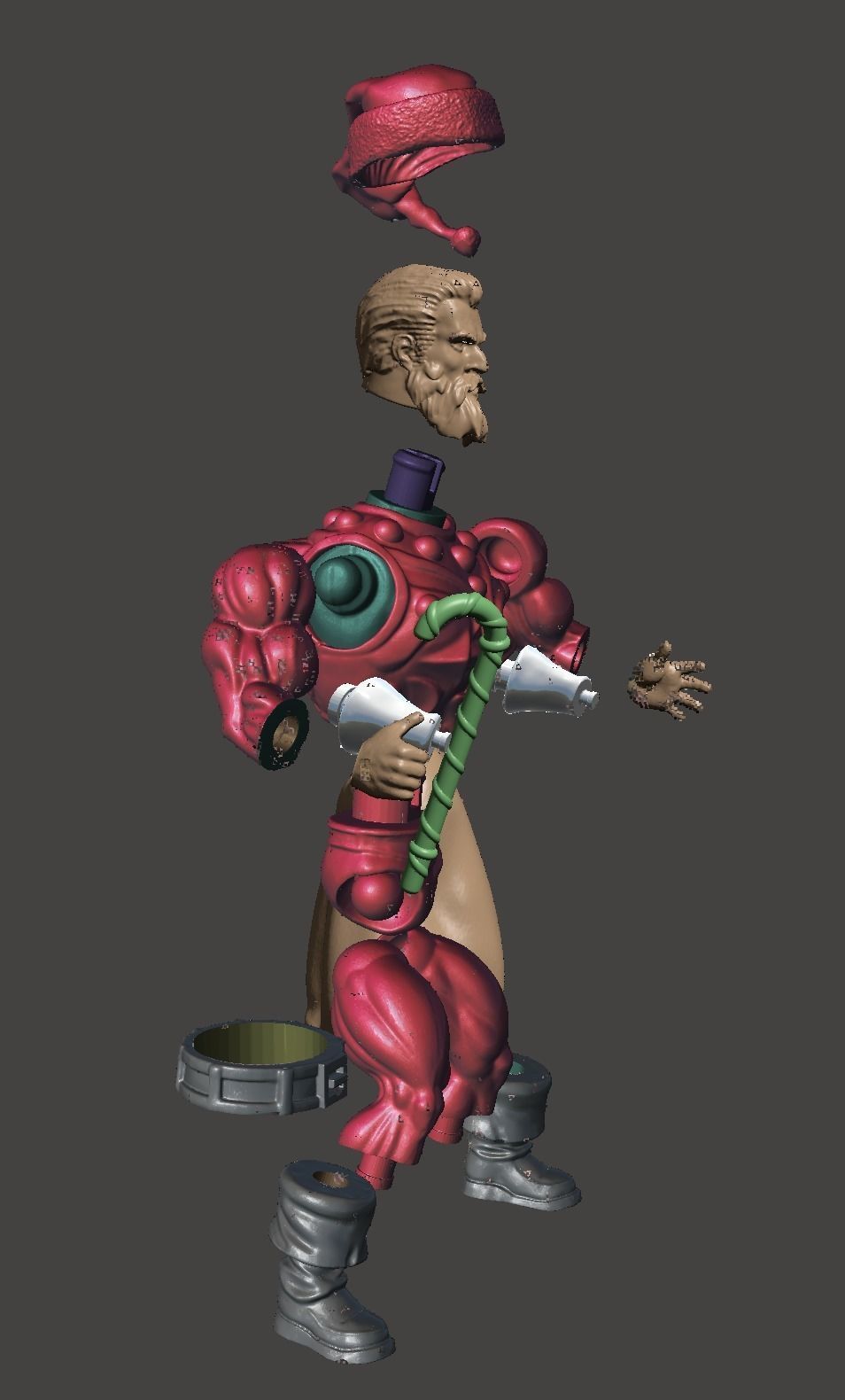 Santa claus motu  3D print model_7