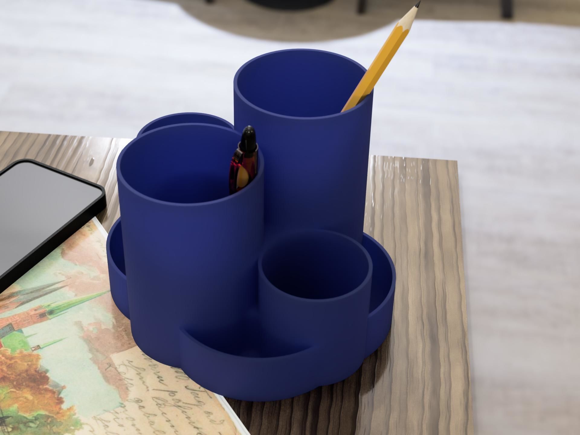 Pen holder 06 3D print model_1