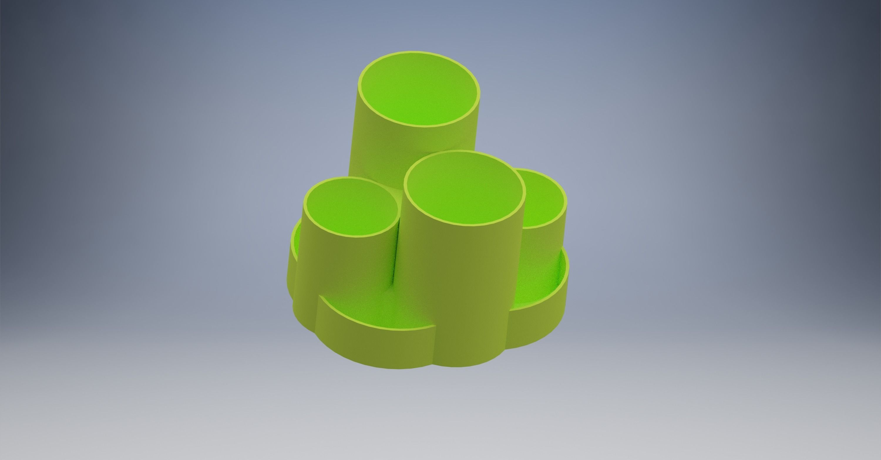 Pen holder 06 3D print model_3