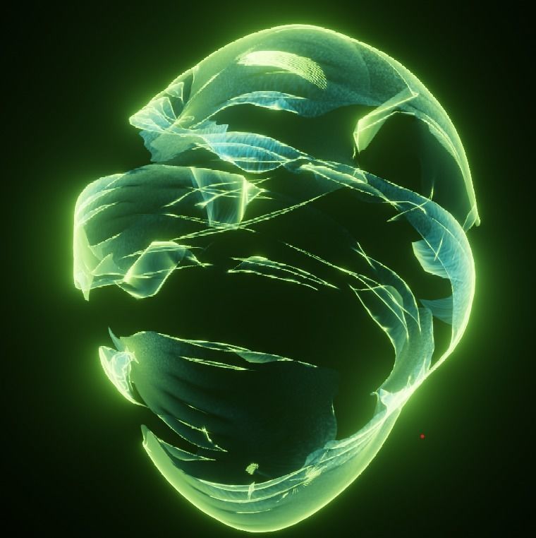 GreenEnergy glowing ball 3D print model_3
