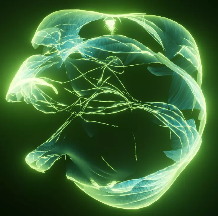 GreenEnergy glowing ball 3D print model_0