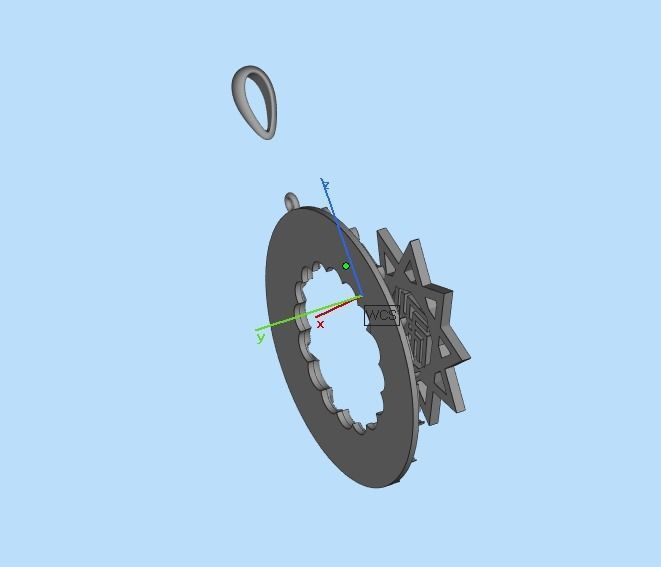 pendant Amulet 3D print model_27