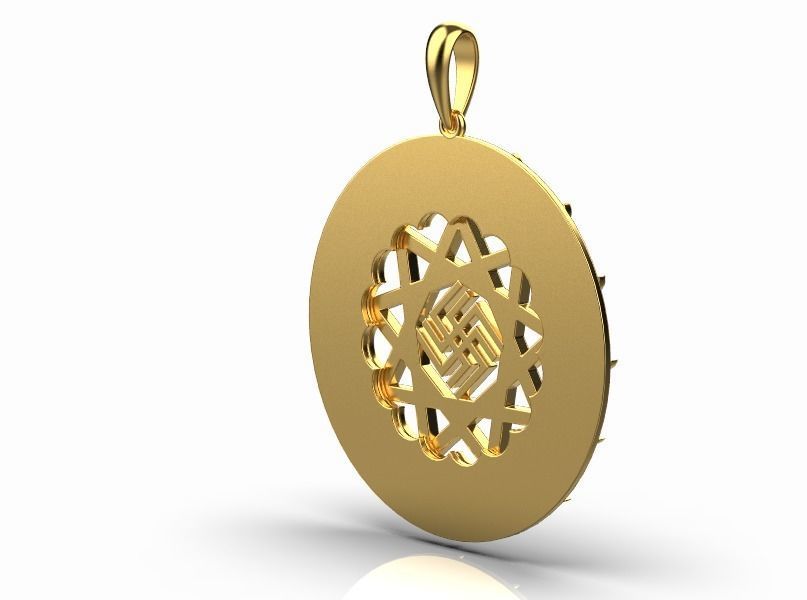 pendant Amulet 3D print model_11