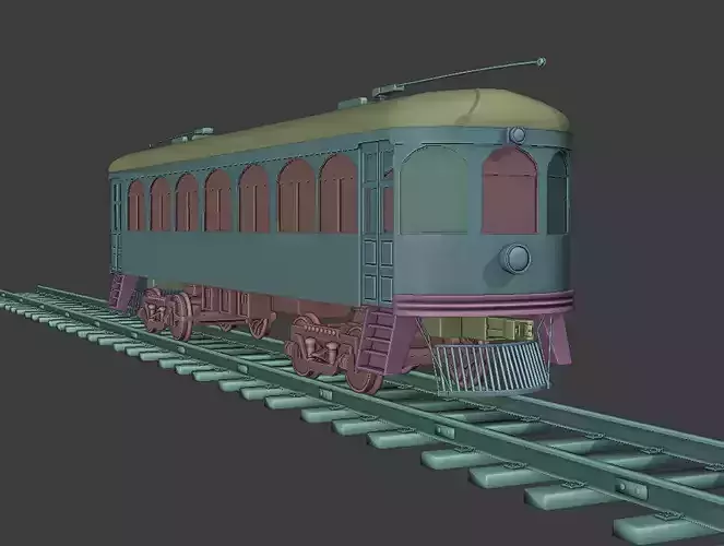 1920s electric railcar