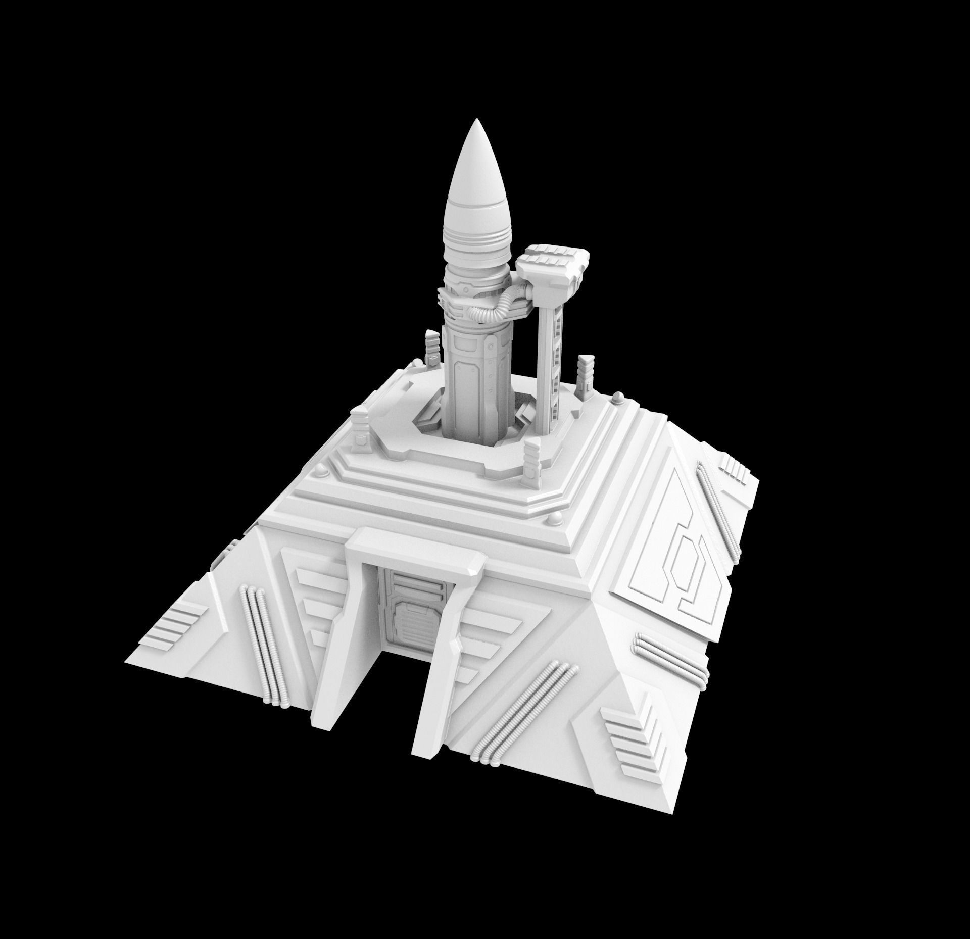 MISSILE STATION 3D print model_14